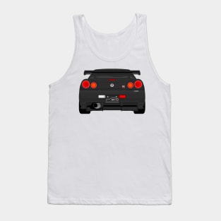 GTR R34 BLACK Tank Top